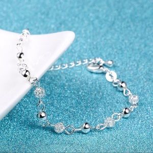 Pretty Girl Swag Jewelry Jewelry - ♨️SALE Silver Scrub Shiny Ball Link Bracelet Pretty Girl Swag Jewelry Jewelry - ♨️SALE Silver Scrub Shiny Ball Link Bracelet